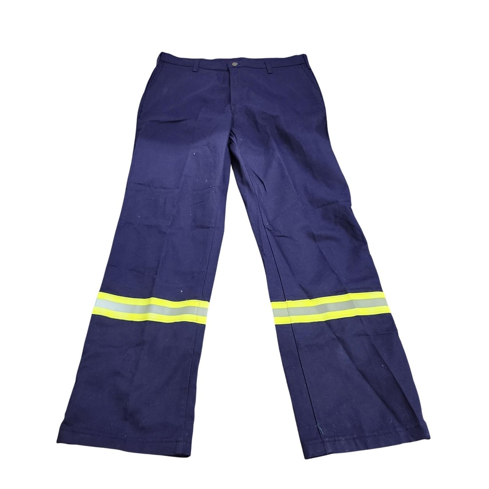 Westex Indura Pants Mens 38x34 Blue Flame Resistant Reflective Workwear FR